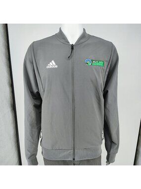NWD Adidas "McCarty Family Farms" Men’s Sideline 21 Woven Bomber Jacket (Large)
